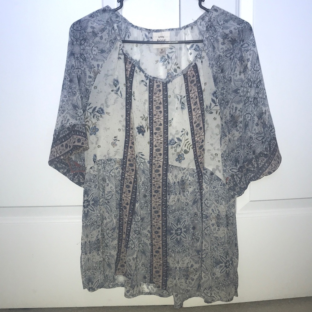 Flowy boho blouse